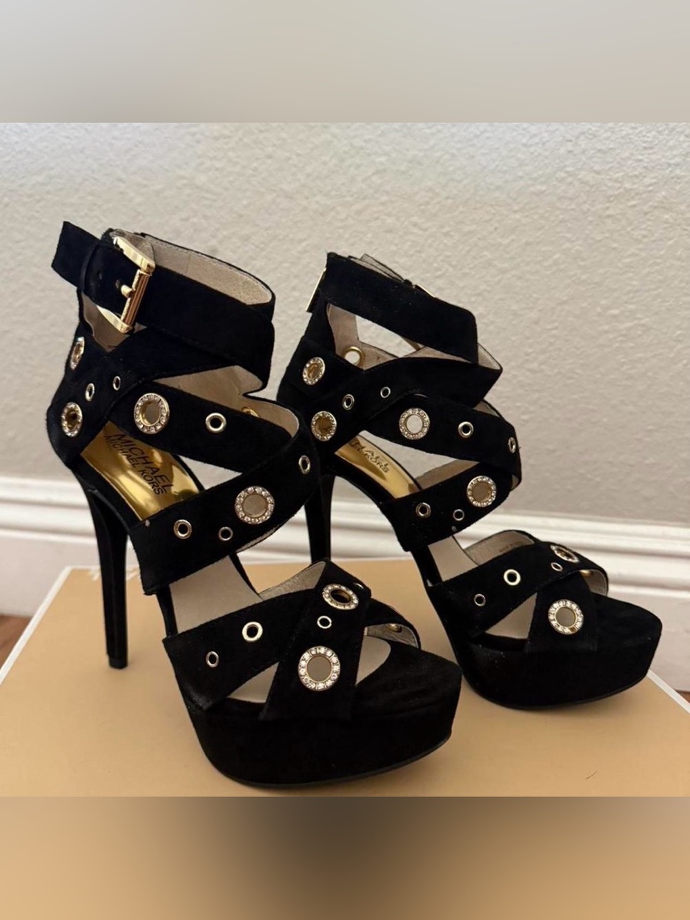 Michael Kors Delilah Grommet Platform Heels